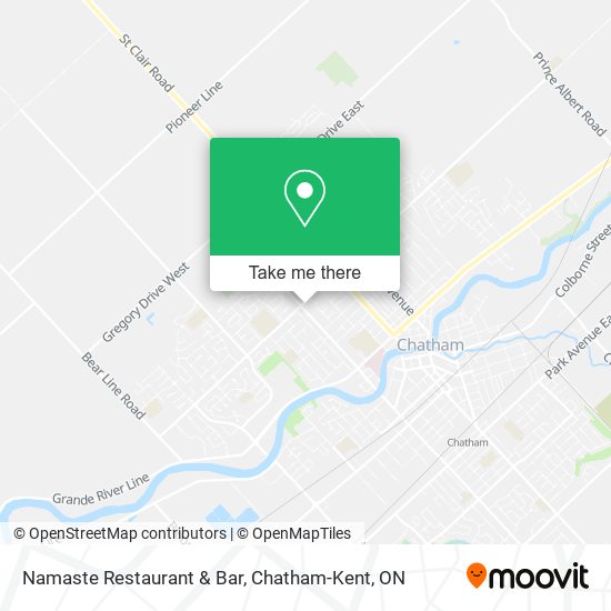 Namaste Restaurant & Bar map