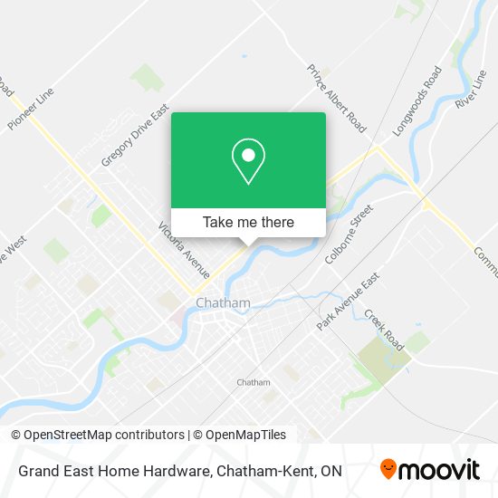 Grand East Home Hardware map