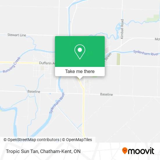 Tropic Sun Tan map