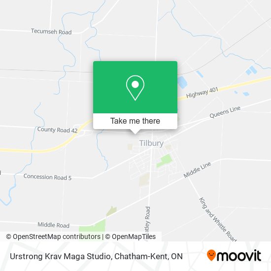 Urstrong Krav Maga Studio map