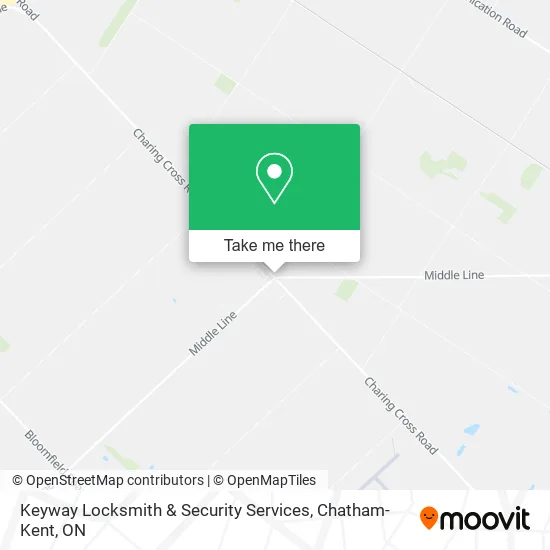 Keyway Locksmith & Security Services map