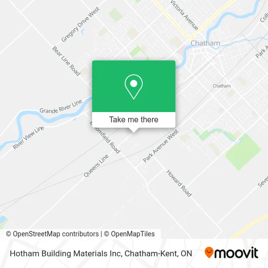 Hotham Building Materials Inc map