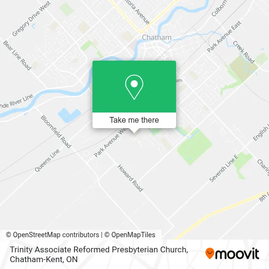 Trinity Associate Reformed Presbyterian Church map