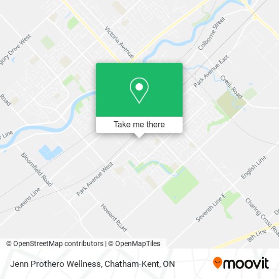 Jenn Prothero Wellness map