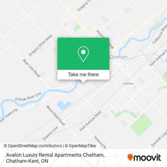 Avalon Luxury Rental Apartments Chatham plan