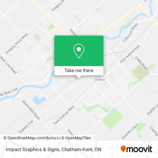 Impact Graphics & Signs map