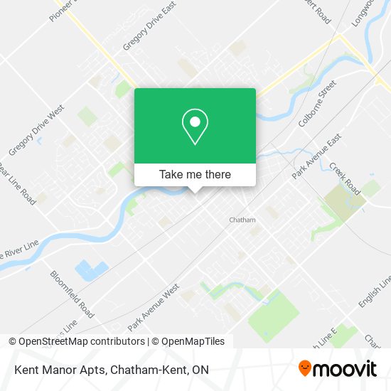 Kent Manor Apts map