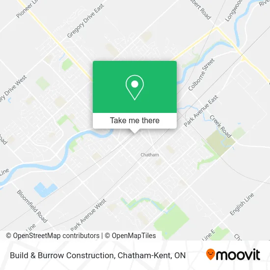 Build & Burrow Construction map