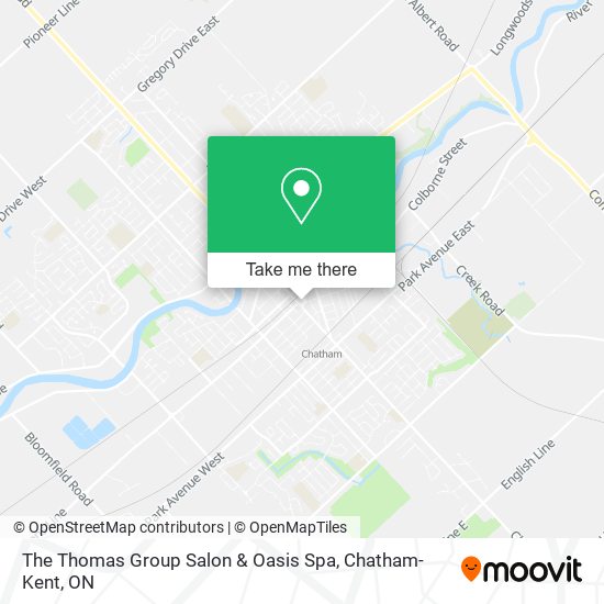 The Thomas Group Salon & Oasis Spa plan
