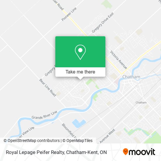 Royal Lepage Peifer Realty map