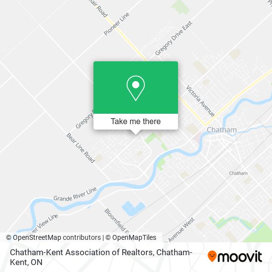 Chatham-Kent Association of Realtors map