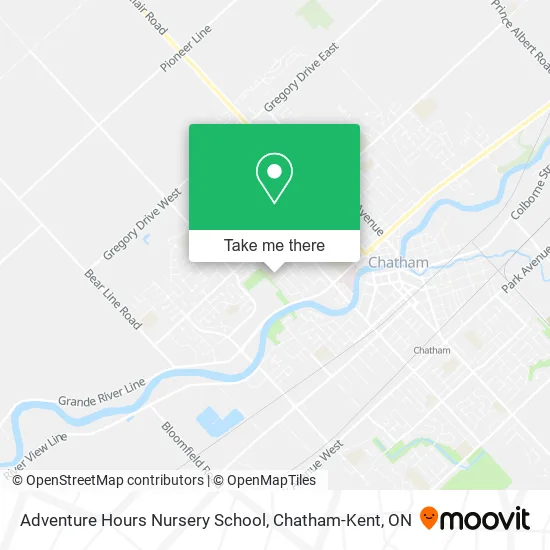 Adventure Hours Nursery School map