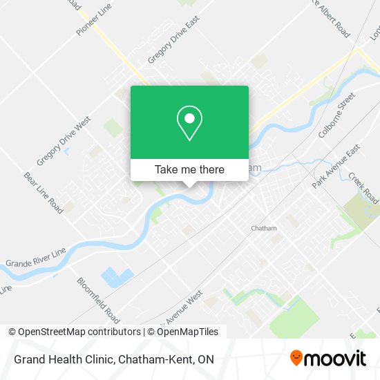 Grand Health Clinic map