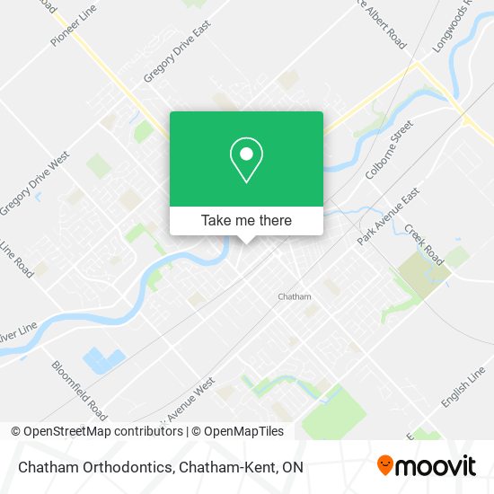 Chatham Orthodontics map