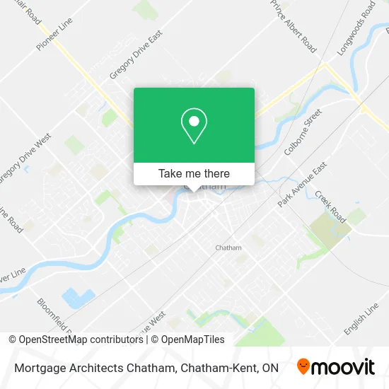 Mortgage Architects Chatham map