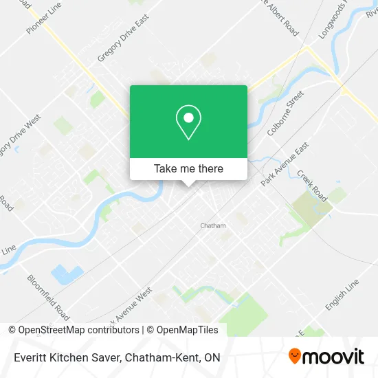 Everitt Kitchen Saver map