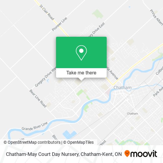 Chatham-May Court Day Nursery map