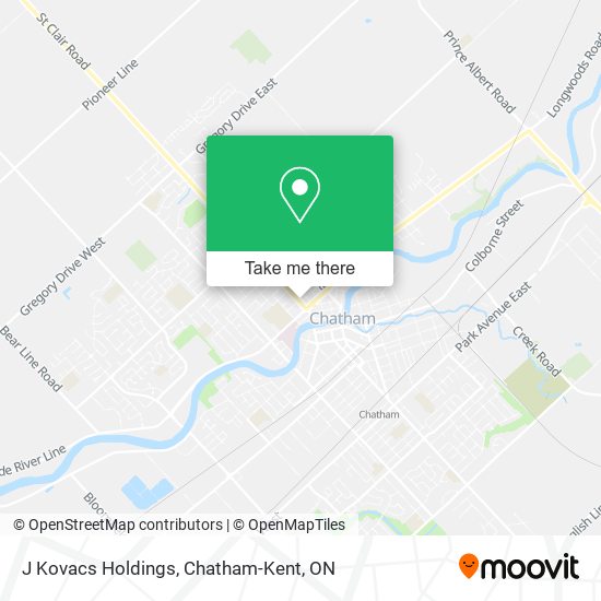 J Kovacs Holdings map