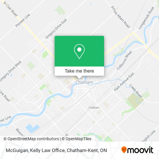 McGuigan, Kelly Law Office map