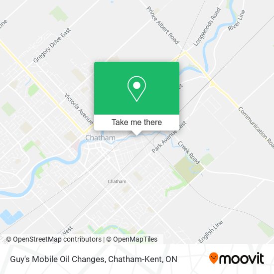 Guy's Mobile Oil Changes map