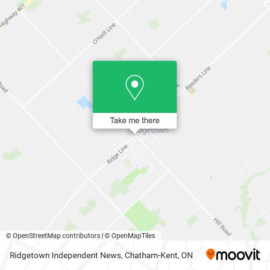 Ridgetown Independent News map