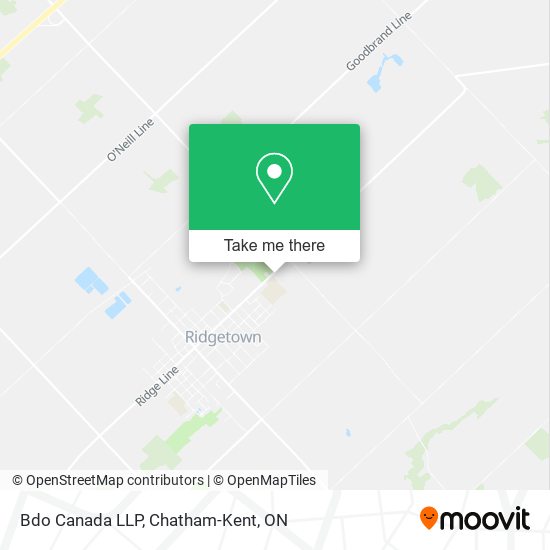 Bdo Canada LLP map