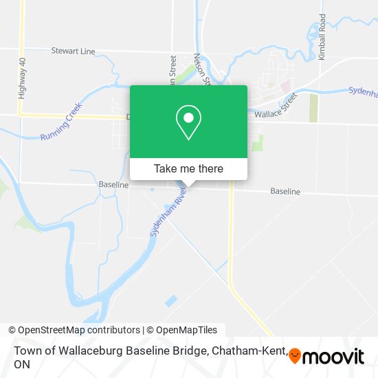 Town of Wallaceburg Baseline Bridge plan