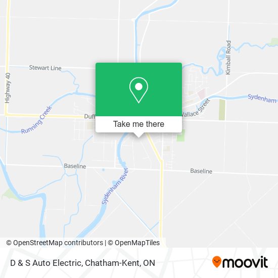 D & S Auto Electric map