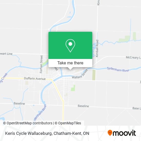 Ken's Cycle Wallaceburg map