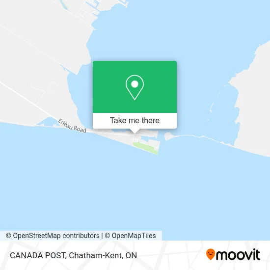 CANADA POST map
