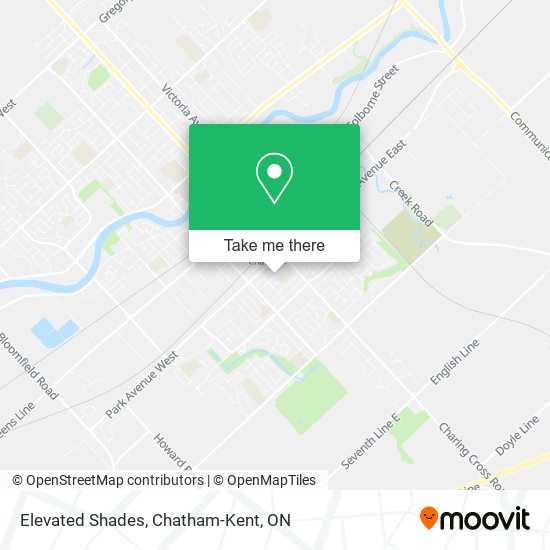 Elevated Shades map