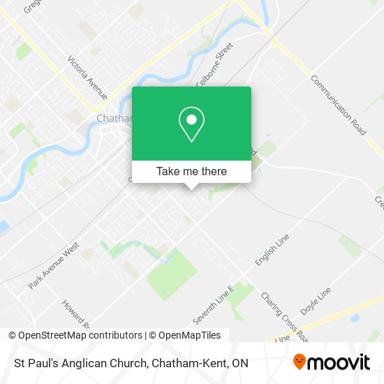 St Paul's Anglican Church map