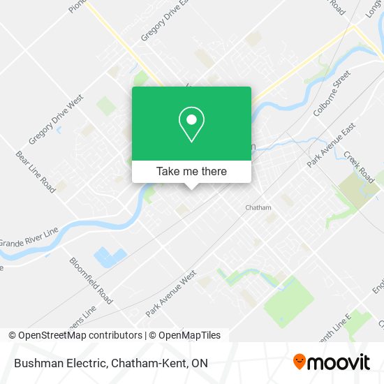 Bushman Electric map