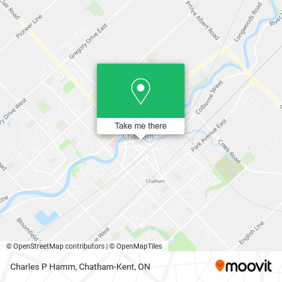 Charles P Hamm map