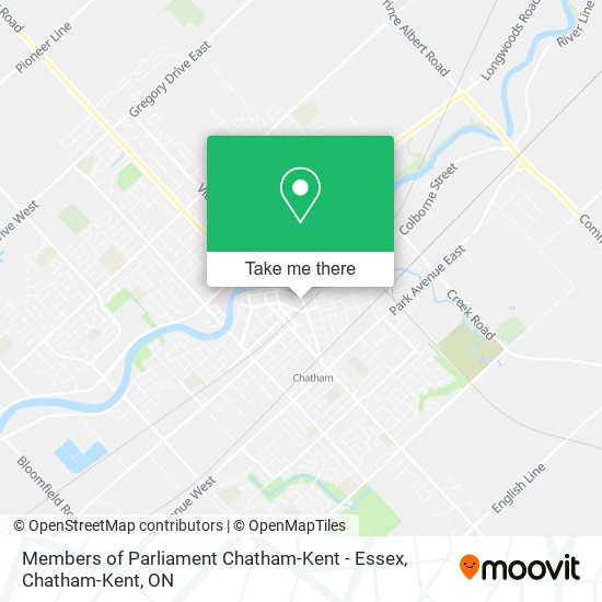 Members of Parliament Chatham-Kent - Essex plan