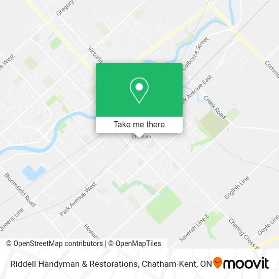 Riddell Handyman & Restorations map
