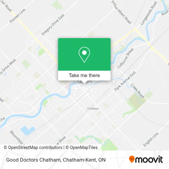 Good Doctors Chatham map