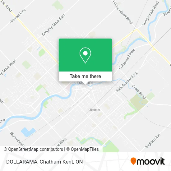 DOLLARAMA map