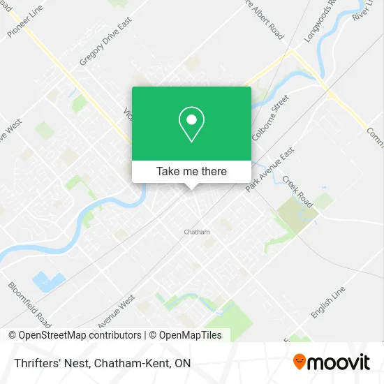 Thrifters' Nest map
