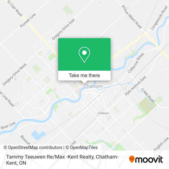 Tammy Teeuwen Re / Max -Kent Realty map