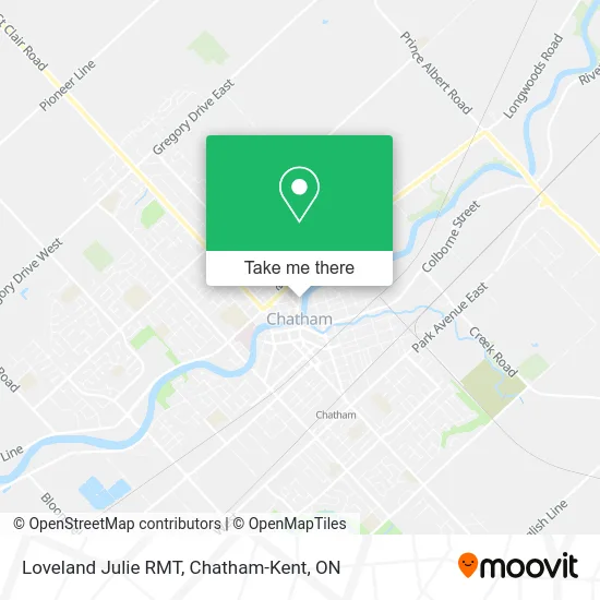Loveland Julie RMT map