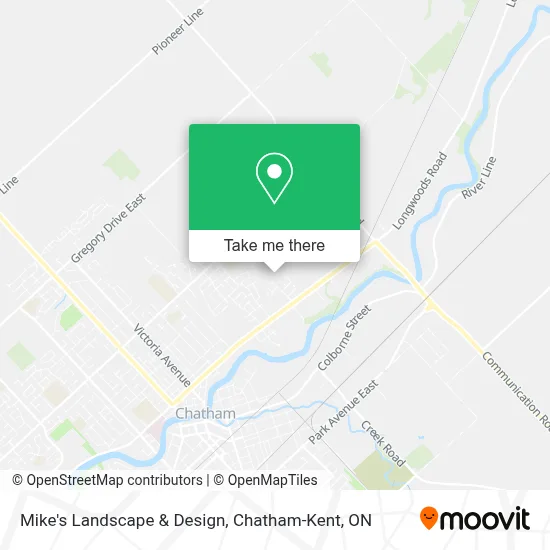 Mike's Landscape & Design map