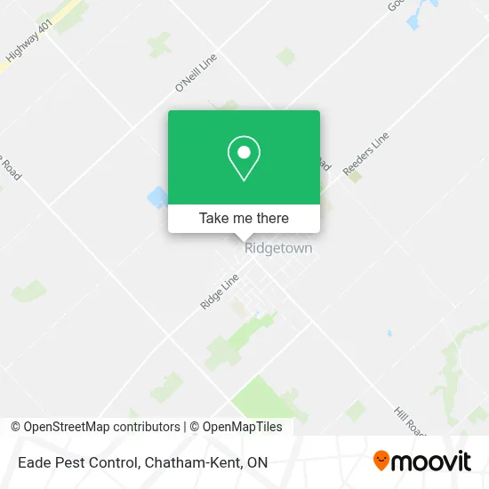 Eade Pest Control map