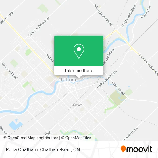 Rona Chatham map