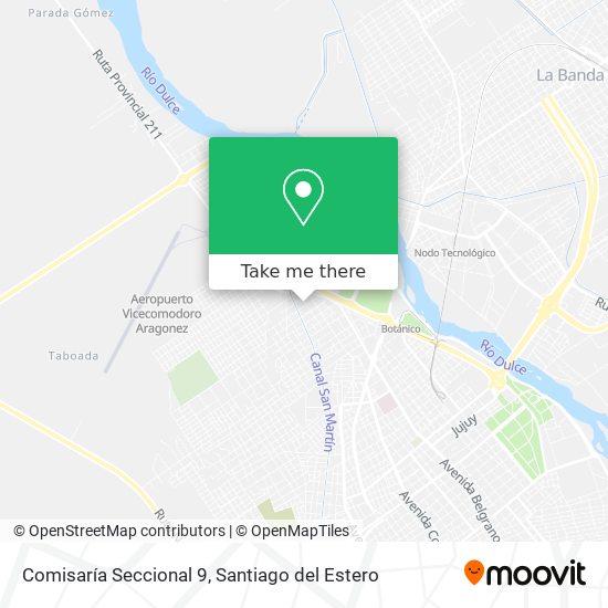 Mapa de Comisaría Seccional 9