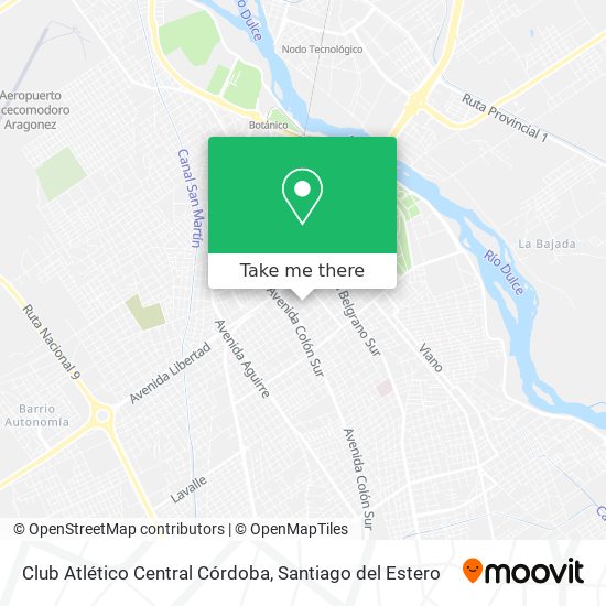 Club Atlético Central Córdoba map