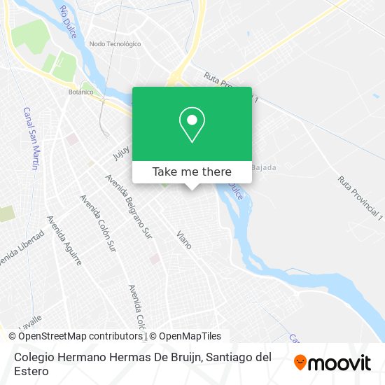 Colegio Hermano Hermas De Bruijn map