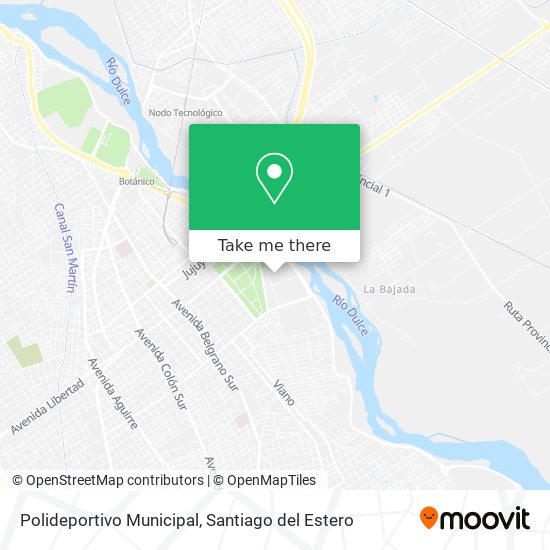 Mapa de Polideportivo Municipal