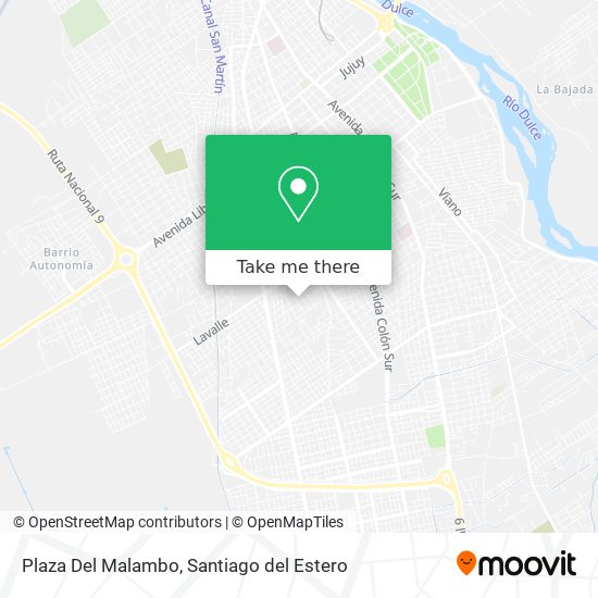 Mapa de Plaza Del Malambo