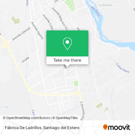 Fábrica De Ladrillos map